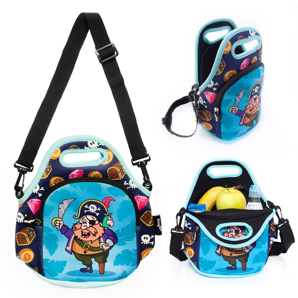 Fringoo Neoprene Lunch Bag Pirate School Books Ireland All